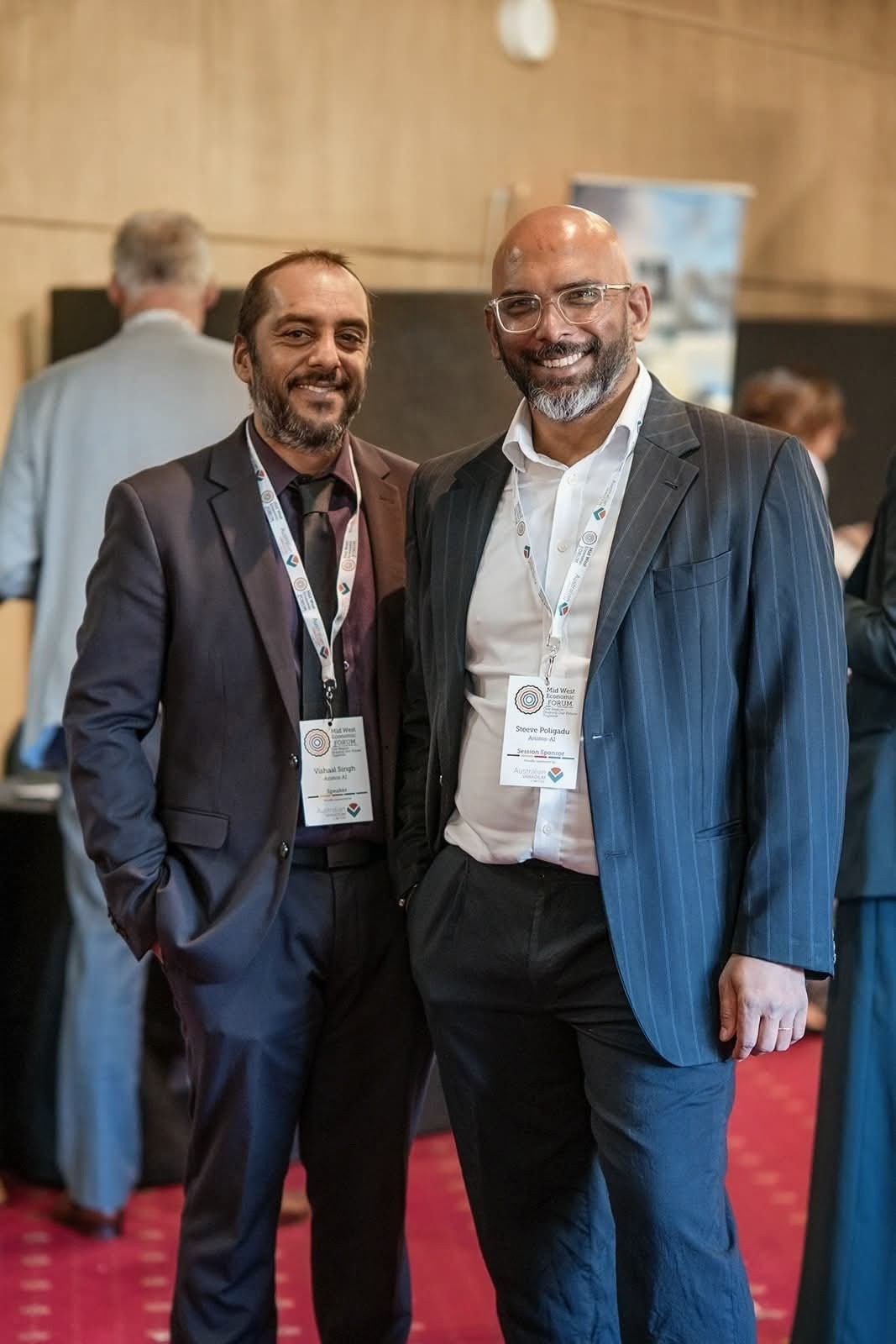 Aristos AI co-founders Vishaal Singh and Steeve Poligadu